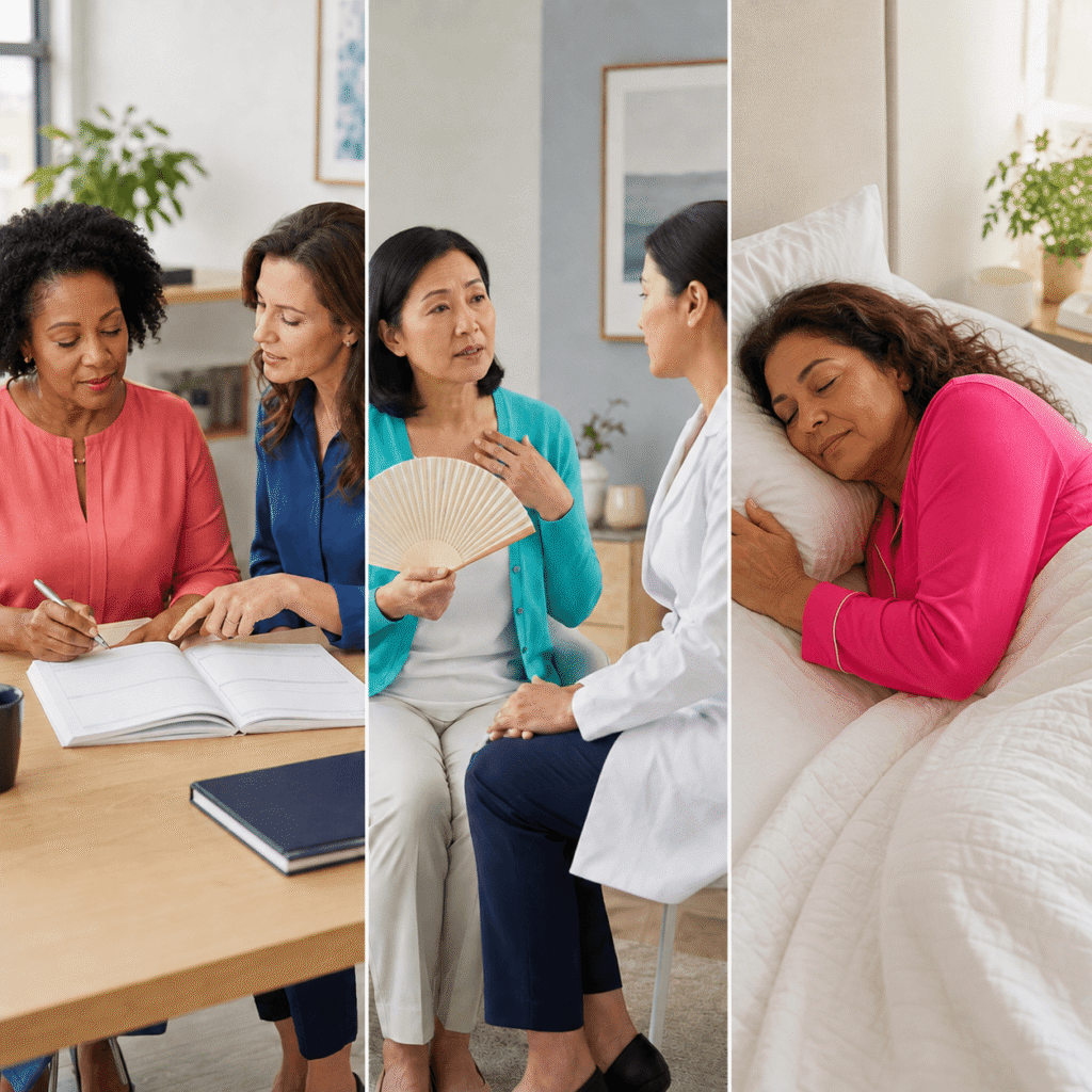 Women Matching Menopause Sleep Care To Symptoms
