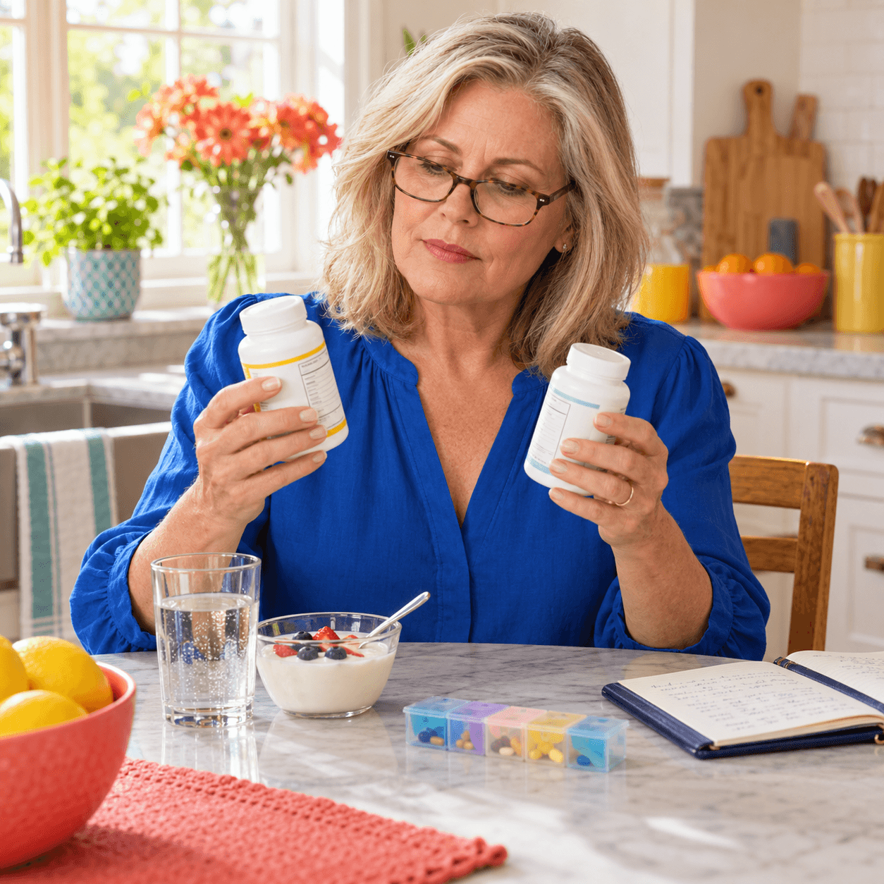 Read more about the article How Much Calcium And Vitamin D Do I Need Daily To Prevent Menopause Bone Loss?