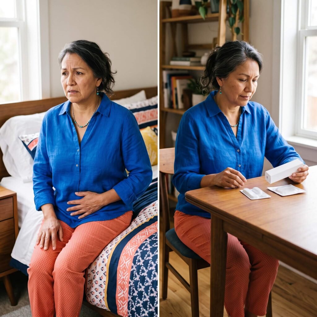 Woman Considering Vaginal Estrogen For Persistent GSM Dryness