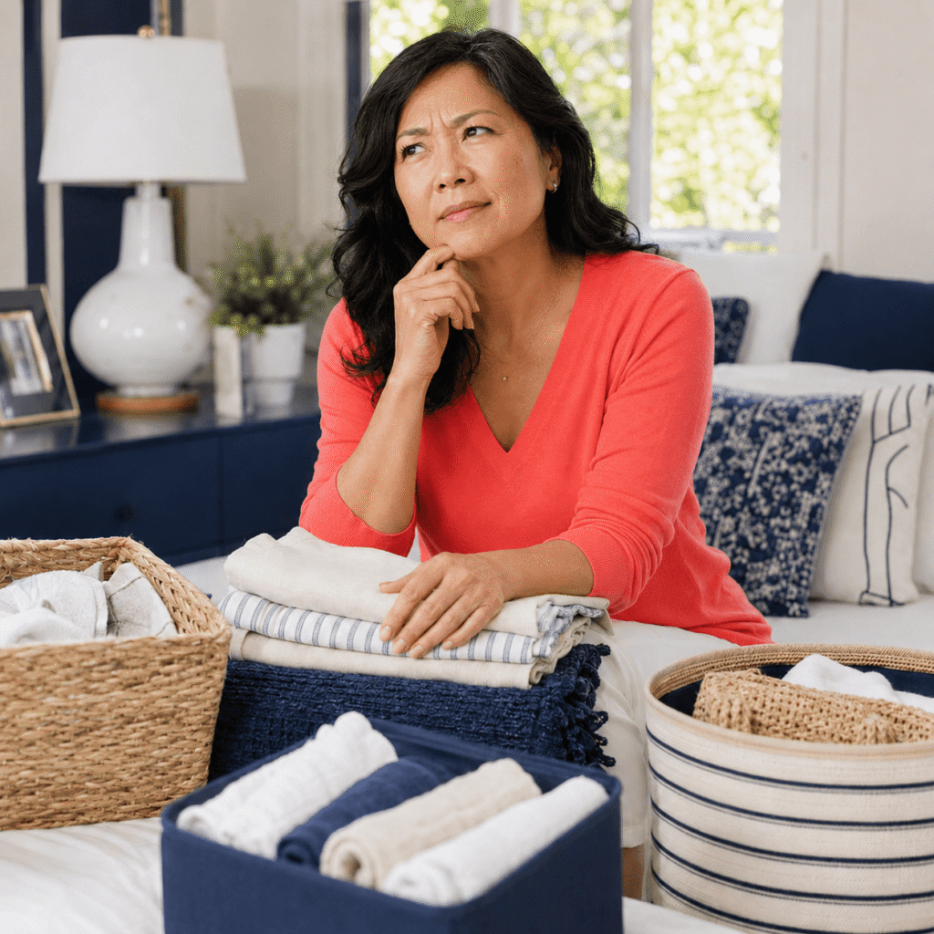 Two midlife women illustrating different patterns of menopause brain fog and attention difficulties.
