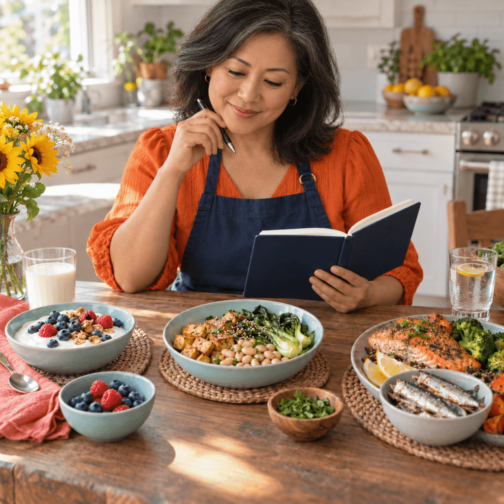 Woman Reviewing Calcium Supplement Safety And Kidney Stone Risks
