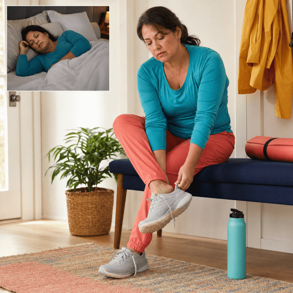 Active Postmenopausal Woman Who Still Experiences Sleep Apnea Symptoms
