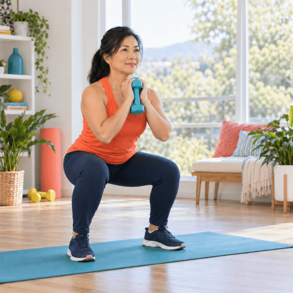 Midlife Woman Strength Training To Support Cardiovascular And Arterial Health
