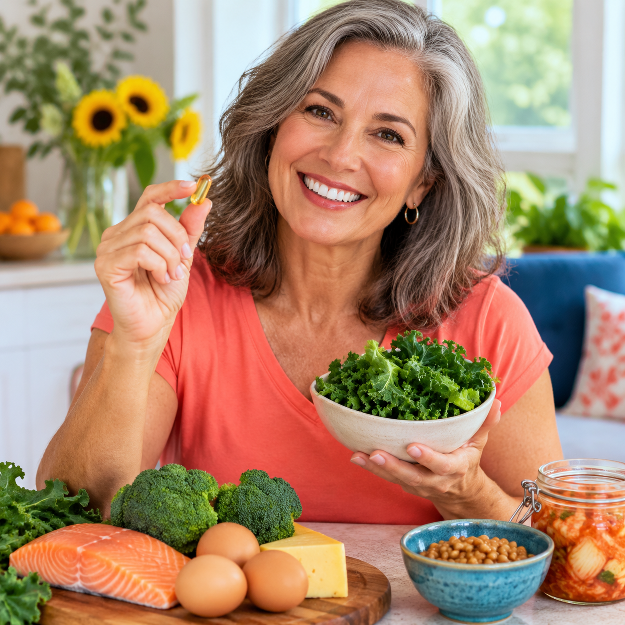 Read more about the article Why Is Vitamin K2 Essential For Moving Calcium Into Your Menopausal Bones?