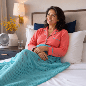 Read more about the article Does Weighted Blanket Therapy Really Lower Menopause Anxiety At Night?